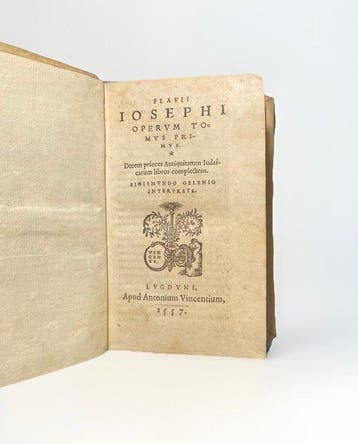 Flavio Giuseppe - Flavii Iosephi Operum - 1557