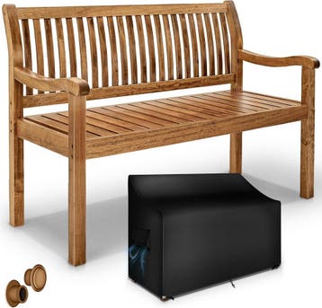 Tuinbank - Weerbestendig - 2-3 personen - 125 cm - Bruin - T, Verzenden, Zo goed als nieuw
