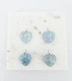 Aquamarijn Hanger Hart, Ophalen of Verzenden