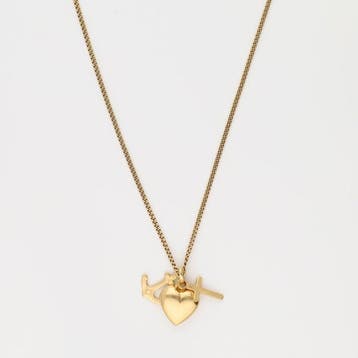 Ketting met hanger - 18 karaat Geel goud