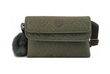 Kipling Handtas Groen, Verzenden, Zo goed als nieuw, Groen