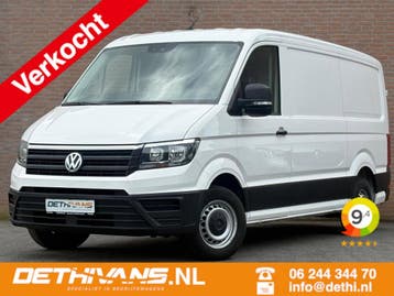 Volkswagen Crafter 2.0TDI 140PK L3H2 / Carplay / Cruisecontr, Stof, Gebruikt, Zwart, Volkswagen