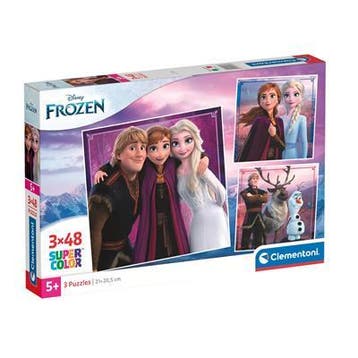 Clementoni Frozen Puzzel 3x48st. (Binnenspeelgoed), Ophalen of Verzenden, Nieuw