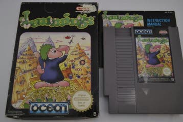 Lemmings (NES SCN CIB), 1 speler, Verzenden, Zo goed als nieuw