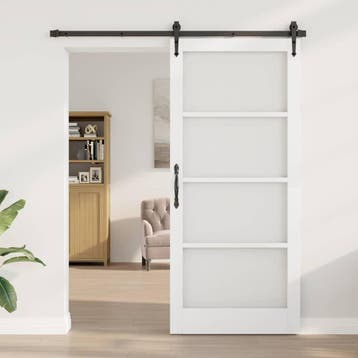 vidaXL Binnendeur ORKDAL Wit Geprimed 93 x 211 cm, Doe-het-zelf en Verbouw, Deuren en Horren, Verzenden, Nieuw