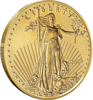 Gouden American Eagle 1/2 oz 2026, Postzegels en Munten, Munten | Amerika, Verzenden, Midden-Amerika, Losse munt, Goud