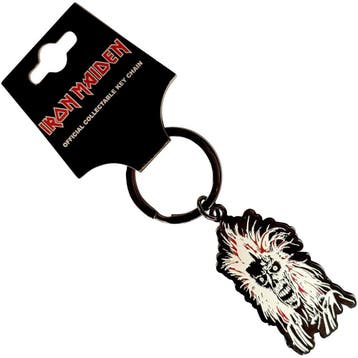 Iron Maiden Eddie - Sleutelhanger officiële merchandise, Ophalen of Verzenden, Nieuw, Gebruiksvoorwerp