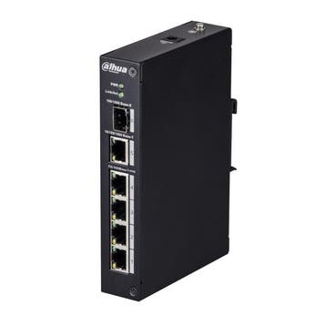 Dahua DH-PFS3106-4ET-60, 4xPoE poorten, 1x Uplink, Ophalen of Verzenden, Nieuw