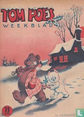 Bas en van der Pluim - Tom Poes weekblad 5 - 1947, Eén stripboek, Verzenden, Zo goed als nieuw, Godhelp, Frits, Klooster, Ben van 't, Kresse, Hans G., Lensen, Wim, Mooij van Wieringen, Wim de, Ringrose, James, Sprenger, Henk, Toonder Studio's, Toonder, Marten.