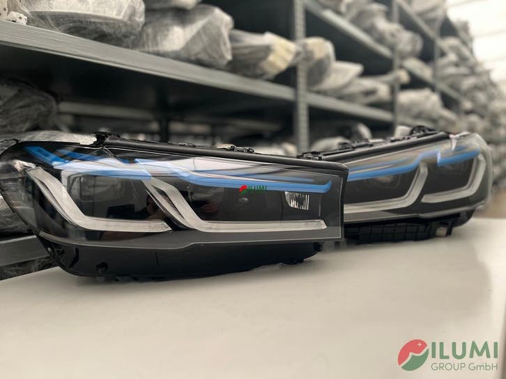 BMW G30 G31LASER BLACK KOPLAMP L+R KPL 8082661,8082662, Auto-onderdelen, Verlichting, Gebruikt, BMW, Verzenden