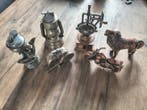 Tafelaansteker - Tin, IJzer (gegoten/gesmeed), Plastic - (6), Antiek en Kunst