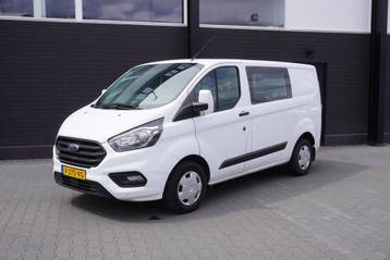 Ford Transit Custom 2.0 TDCI Dubbele Cabine EURO 6, Stof, Gebruikt, Wit, Ford