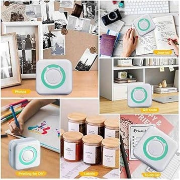 Mini fotoprinter zwartwit labelprinter labelmaker phomemo, Ophalen of Verzenden, Nieuw