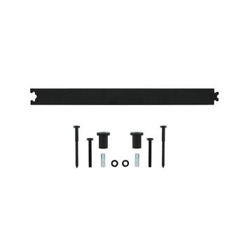 Intersteel Tussenrail 45cm tbv schuifdeursysteem - mat zwart, Verzenden, Nieuw