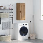 vidaXL Wandkast Artisan Eiken 34,5 x 34 x 90 cm Bewerkt hout, Huis en Inrichting, Kasten | Buffetkasten, Minder dan 50 cm, Verzenden