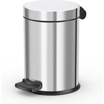Hailo Solid S pedaalemmer 4l - RVS, Huis en Inrichting, Woonaccessoires | Prullenbakken, Verzenden, Nieuw