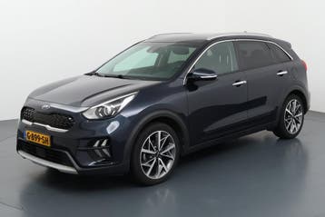 Zakelijke Lease |  Kia Niro 1.6 GDi Hybrid DynamicPlusLine -, Automaat, Gebruikt, Blauw, Dealer onderhouden