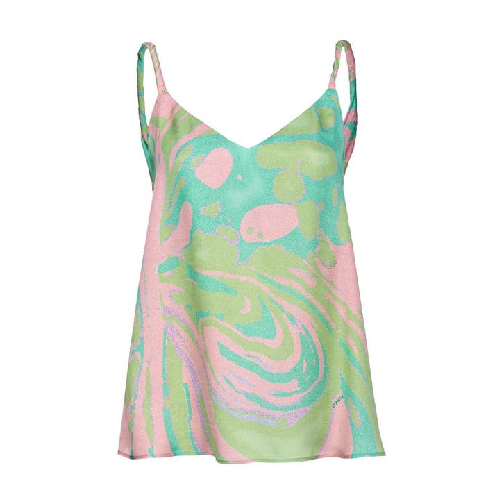 Pinko • satijnen top Talia • XL, Kleding | Dames, Tops, Groen, Nieuw, Maat 46/48 (XL) of groter, Verzenden