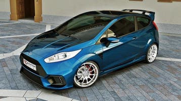 Maxton Front Splitter (Focus RS-Look Bumper) Ford Fiesta Mk7, Auto diversen, Tuning en Styling, Verzenden