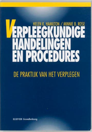 Verpleegkundige handelingen en procedures, 9789035217300, Verzenden, Zo goed als nieuw, HBO