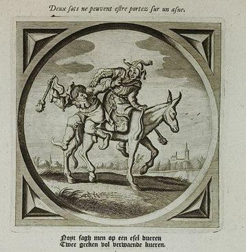 17th century engraving - Adriaen Pietersz van de Venne