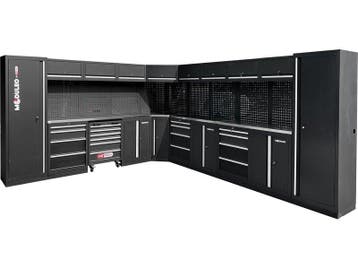 Werkplaatskastsysteem - L-vorm - 3400 x 4080 mm - variant 2, Ophalen of Verzenden