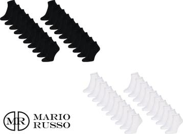 10-pack Mario Russo - Heren Sokken - Sneaker Sokken -, Verzenden, Nieuw