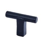 Meubelknop Jolie Core 50x12 mm zwart, Verzenden, Nieuw