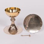 Miskelk met pateen en lepeltje, 1942 - .835 zilver -