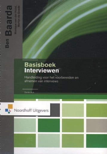 9789001814144 Basisboek interviewen | Tweedehands, Boeken, Verzenden, Zo goed als nieuw, Ben Baarda