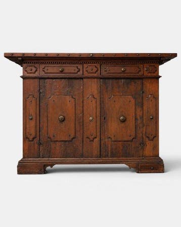 Credenza - Walnoot, Antiek en Kunst