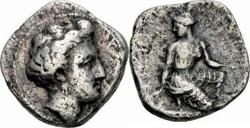 400-344 v Chr Kierion Thessalien Trihemiobol 400-344 Bc N..., Verzenden