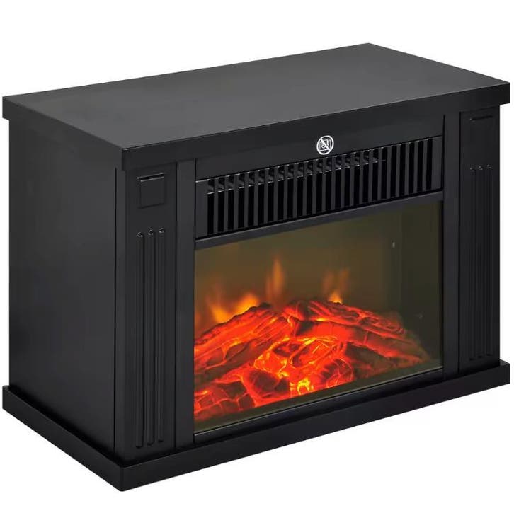 Elektrische Sfeerhaard 600/1200W met Vlam Effect Thermostaat, Huis en Inrichting, Haarden, Nieuw, Verzenden