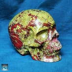 Uitzonderlijke menselijke schedelsculptuur, met de hand