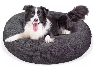 Pluche Honden- en Kattenbed–Rond, Warm, Zacht en Wasbaar Nes, Dieren en Toebehoren, Hondenmanden, Verzenden, Nieuw