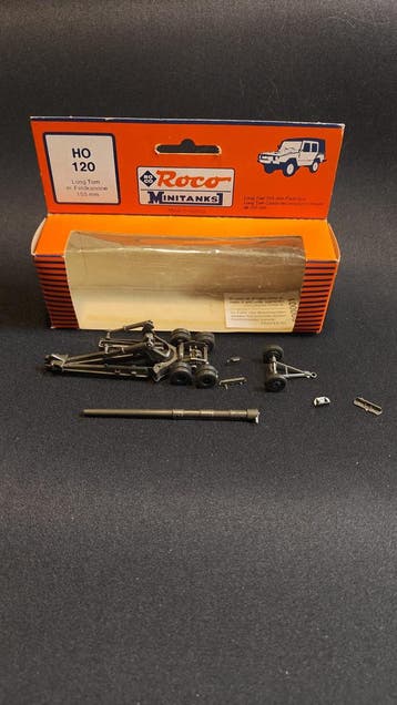 Roco minitanks 120 Long Tom m. Feldkanone 155mm, Overige merken, Gelijkstroom, Verzenden, Overige typen
