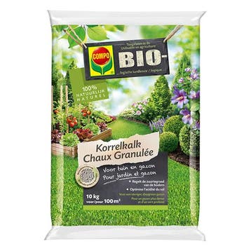 Gazonkalk | Compo | 100 m² (Organisch, 10 kg), Tuin en Terras, Verzenden, Nieuw