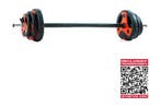 Gymstick - Halterset/Pumpset - 20 kg - Inclusief Trainingsvi, Sport en Fitness, Verzenden, Nieuw
