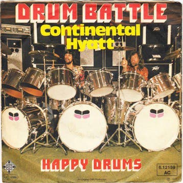 Single vinyl / 7 inch - Continental Hyatt - Drum Battle, Verzenden, Zo goed als nieuw, 7 inch, Rock en Metal
