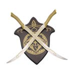 Lord of the Rings - Set of replica Legolas knives, on wall, Nieuw