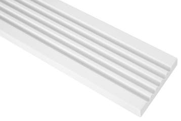 Platte plint CR779 (76 x 20 mm) polyurethaan, lengte 2 m, Ophalen of Verzenden, Nieuw