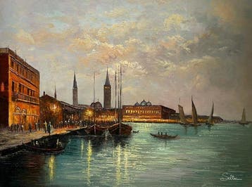 Mauro Seltri (1959) - Acque dorate