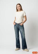 Morgan Jeans Dames maat W32 / L31 Blauw Vintage, Kleding | Dames, Spijkerbroeken en Jeans, Ophalen of Verzenden, Nieuw