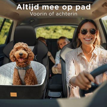 2dekans | CozySense® Honden Autostoel - Hondenmand Auto voor, Ophalen of Verzenden, Zo goed als nieuw