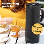 Thermoskan 1 ltr zwart Silberthal, Ophalen of Verzenden, Nieuw