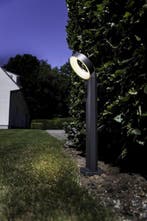 LUTEC Meridian – Staande aluminium buitenlamp – Tuinverlicht, Tuin en Terras, Verzenden, Minder dan 50 watt, Staande lamp, Netvoeding