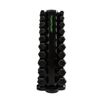Tunturi Platinum Hexa Dumbbelltoren, 1 - 10 kg set, Ophalen, Nieuw, Benen
