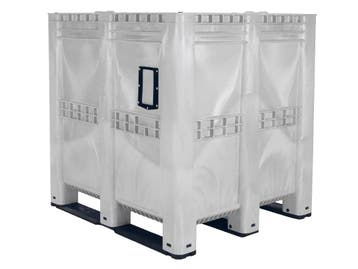 Palletbox type MAXI BOX - 1300x1150xH1250mm - gesloten - 3, Ophalen of Verzenden, Nieuw
