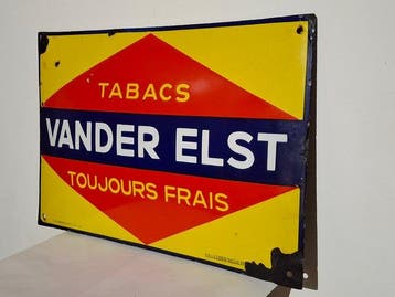 Émaillée belge bp - Tabac vander elst - Émaillée belge -