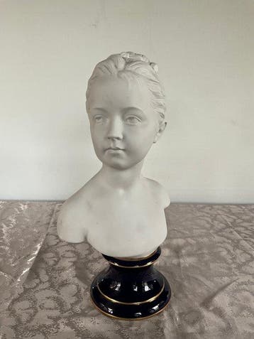 Camille Tharaud - Buste, Fille Brongniart - 41 cm - Biscuit, Antiek en Kunst, Curiosa en Brocante